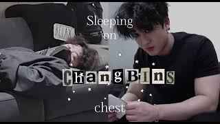 Stray Kids ASMR Sleeping On Changbins Chest🩷hearbeat voice