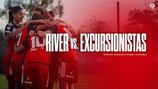 River vs. Excursionistas Fútbol femenino - EN VIVO