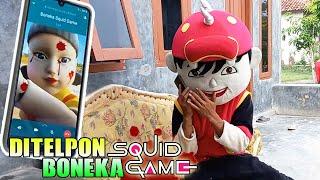 The clown BOBOIBOY FEEL FEAR  On the phone squid game doll