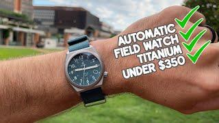 Unique Color BOLDR VENTURE Titanium Field Watch - Blue Fuel - Quick Review