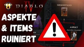 UNBEDINGT VERMEIDEN in Diablo 4 Fast JEDER nutzt ASPEKTE FALSCH