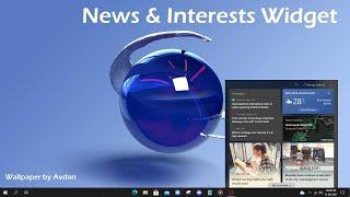 News and Interest Widget on Windows 10