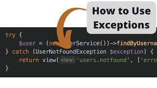 Exceptions in Laravel WhyHow to Use and Create Your Own