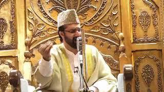 Mirwaiz Umar Farooq reciting Rasoole Khuda Bemisaal Allah Allah Haseena SuChum Purjamaal Allah Alla