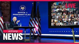 ARIRANG NEWS FULL U.S. GSA tells Biden that transition can formally begin