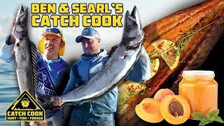 West Coast Snoek Fish African Barracuda  Catch Cook  South Africa
