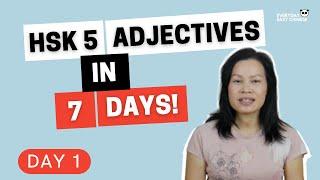 HSK 5 Vocabulary List WITH EXAMPLES - Adjectives Day 17