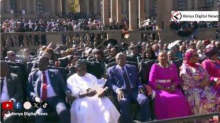 Raila Odinga in South Africa for Cyril Ramaphosas inauguration