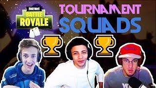 Ninja vs TheMyth vs iDruggs Squad Tournament by EpicFortnite