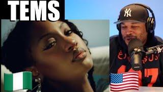 AMERICAN  REACTS TO  Tems - Me & U Official Video  REACTION