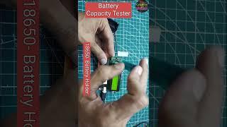 Battery Capacity Tester using Atmega8A and 16x2 Liquid Crystal Display #youtubeshorts #shortsfeed