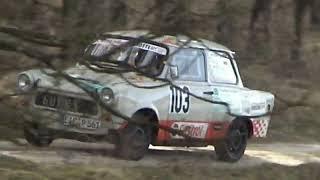 Jeffrey Wiesner Trabant 601 RS Rallye Action with 2 Stroke Engine