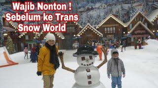 Bermain Salju di TRANS SNOW WORLD  Dingin Seperti Berlibur di Eropa  Salju di Indonesia