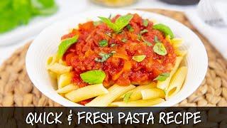Easy Chorizo Pasta Recipe in Tomato Sauce #Ad