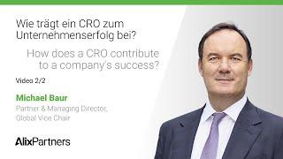 Michael Baur on how a CRO contributes to a companys success Part 2