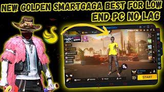 New Smart gaga golden Free Fire OB43 Best Emulator For Low End PC 1GB Ram No Lag - 60 FPS 