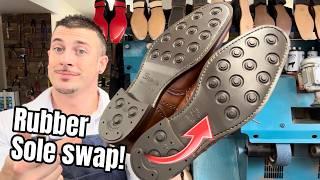 Can Leather soles be changed to Rubber soles? Dainite Sole Restoration