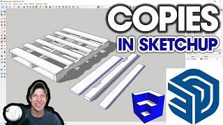 How to Create Copies in SketchUp THE RIGHT WAY