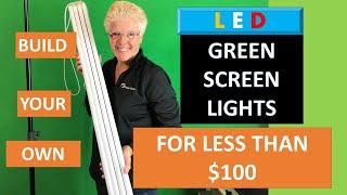 Green Screen DIY Video Lighting for Less than $100