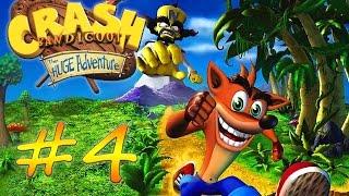 Прохождение Crash Bandicoot The Huge Adventure GBA #4 - Warp Room 4 - кристаллы Кортекс