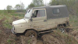 Possibilities of the Soviet SUV LuAZ-969 off-road. Its an off-road monster