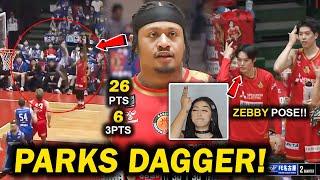 BOBBY RAY PARKS DAGGER THREE Nagpa-ulan ng TRES si PARKS Napa ZEBBY POSE ang mga HAPON