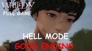 White Day A Labyrinth Named School Full Game & Hell Mode  Gameplay White Chrysanthemum Ending