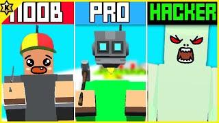 NOOB VS PRO VS HACKER Krunker WTF Moments #7