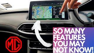 MG Navigation Tutorial Review -- How to use Map Settings Detour Speed Limit and MORE