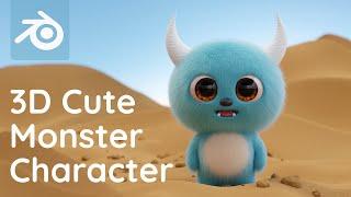 3D Monster Character  Blender Tutorial for Beginners RealTime