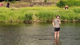 THIS MAN FLEW TO JAPAN TO SING ABBA IN A BIG COLD RIVER - Mamma Mia Official Music Video