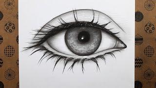 Adım Adım Göz Resmi Nasıl Çizilir Karakalem Gerçekçi Göz Çizimi