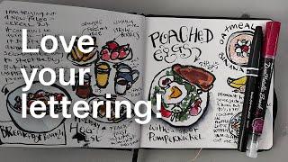 Love your sketchbook lettering Tips tricks and tools