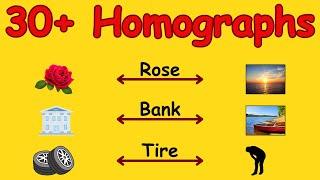 30+ Homographs  English Grammar with example sentences