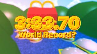 WR Escape Mcdonalds Obby Speedrun in 333.70