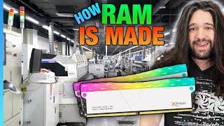 How RAM is Made Automated Binning Manufacturing & Burn-in Testing  Factory Tours S3E2