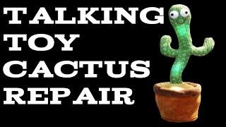 Talking Toy Cactus Repairing  No Sound  Speaker Problem Fix