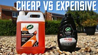 Turtlewax Cheap Car Shampoo Vs. Expensive