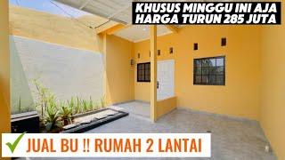 Rumah 2 Lantai Dijual Butuh Khusus Minggu Ini Harga Turun 285 Juta‼️ Hadap Fasum +Free Kompor Tanam