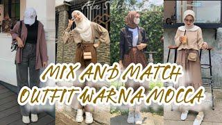 MIX AND MATCH OUTFIT WARNA MOCCA  link Shopie  Cek deskripsi yaa