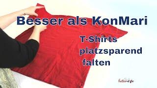 T-Shirts falten - besser als Marie Kondo