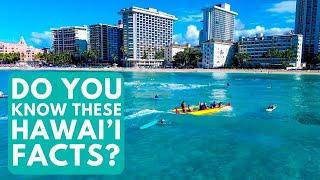 41 Hawaii Facts in 9 Minutes I bet you know these right?