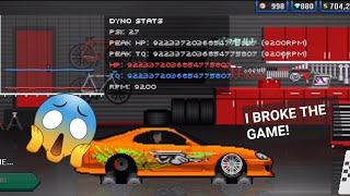 I Broke The Game In Pixel Car Racer 9 Trillion HP A mile in 0.167 Seconds - Pixel Car Racer
