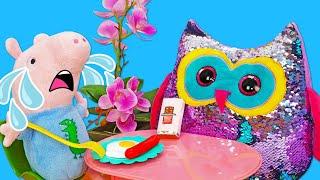 Джорджа забыли в садике Видео для детей про игрушки Свинка Пеппа на русском языке