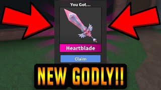 THIS NEW HEARTBLADE GODLY KNIFE IS INSANE ROBLOX MURDER MYSTERY 2