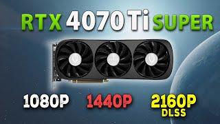 RTX 4070 Ti SUPER - Test in 16 Games  1080p 1440p 4K + DLSS