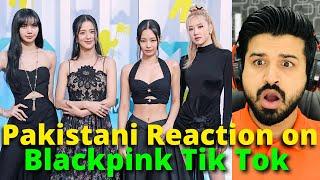 Pakistani React on Blackpink TikTok Edits Compilation  Reaction Vlogger