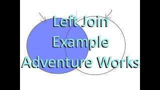 SQL Left Join Basics and Examples in Adventure Works