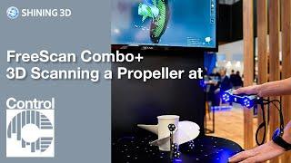 FreeScan Combo+ 3D Scanning Action at Control 2024