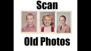 How to use Canon 9000F Scanner and Genius Scan on Phone to Scan Photos Slides Newspaper Articles